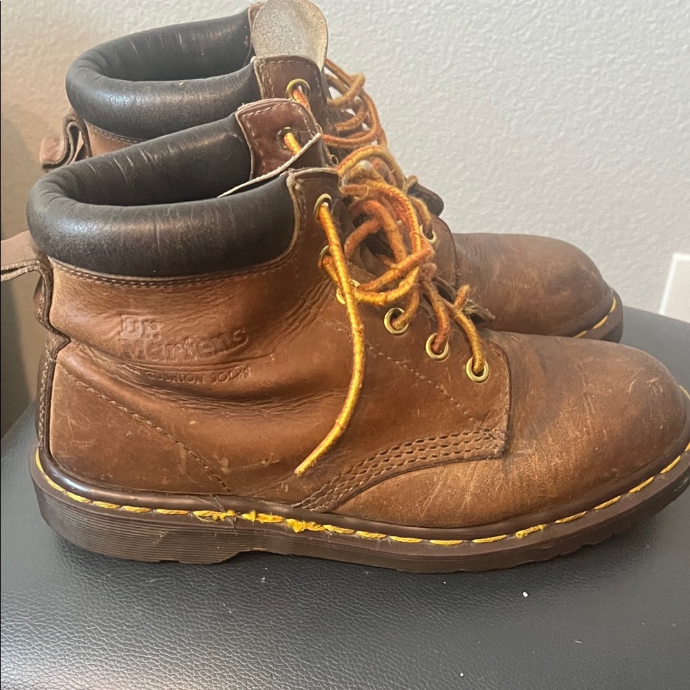 Vintage Dr. Martens Aztec brown gaucho Men's Boots